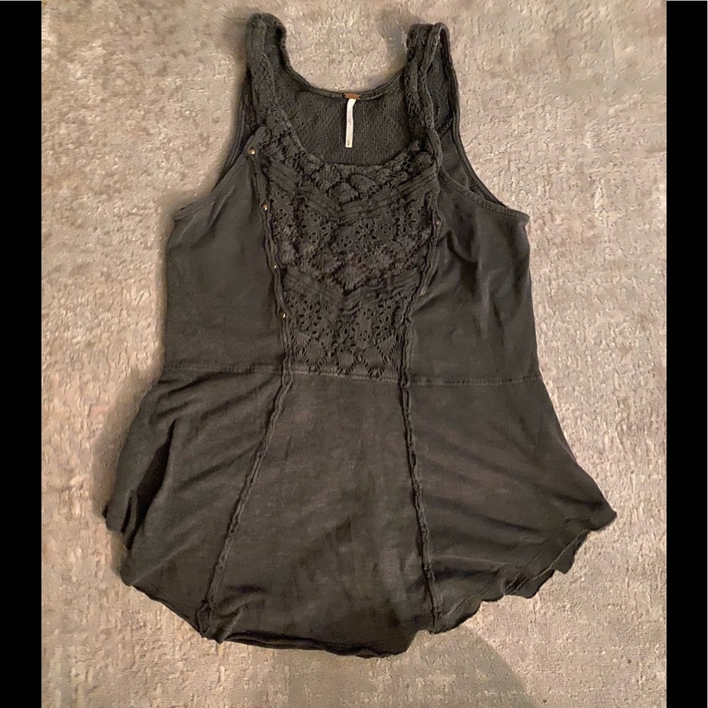Free people crochet tank
